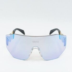 NEW VERSACE VE2258 1002MA PINK MIRROR BLUE SUNGLASSES